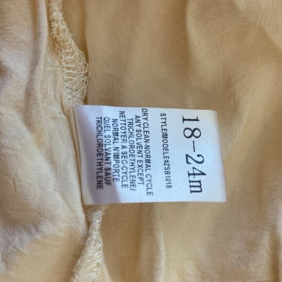 blink blank Embroidered Little Dress beige 18-24m - Picture 5 of 5